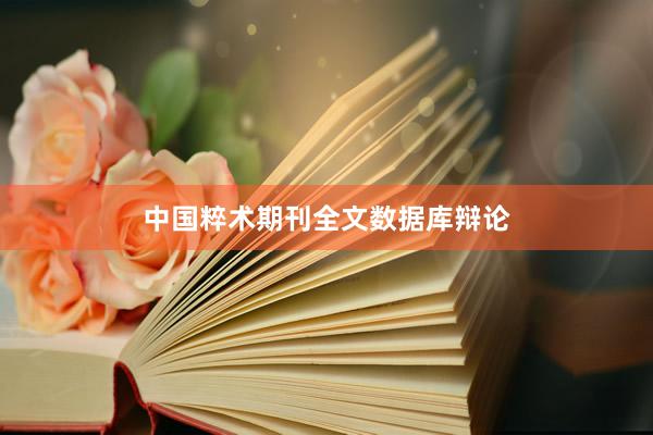 中国粹术期刊全文数据库辩论